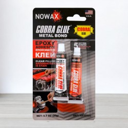Епоксидний клей Nowax Cobra Glue Metal Bond, 20г